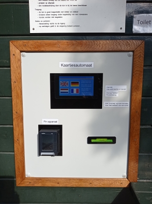 Nieuwe kaartjesautomaat