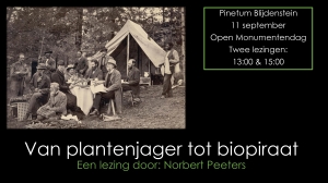 Lezing 'Van plantenjager tot biopiraat'